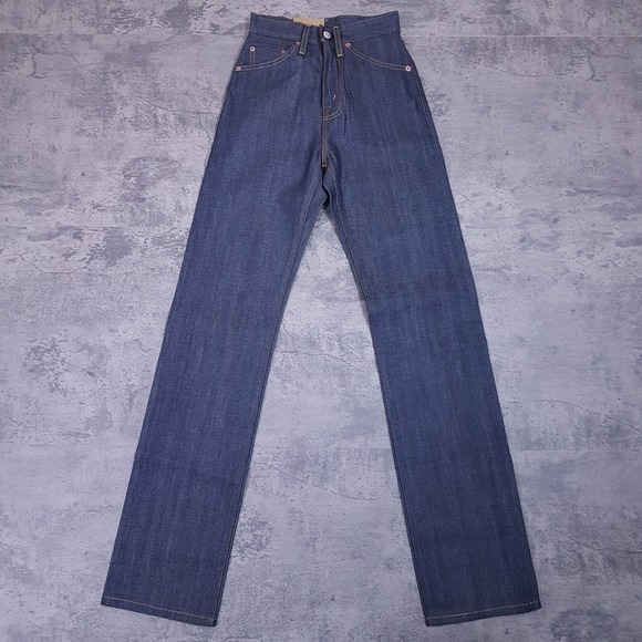 LEVI'S Vintage Clothing 1950's 701 Selvedge Made‎ In Japan Jeans Mens Size 23x32
